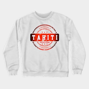 TAHITI Stamp Crewneck Sweatshirt